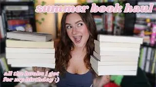 Thumbnail: summer book haul 2026 | new release thrillers, horror, fantasy & romance books