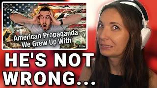 Thumbnail: American Reacts to Why the World Thinks Americans Are Brainwashed