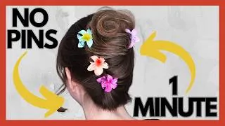 Thumbnail: 1 Minute French twist hairstyle for medium to long hair