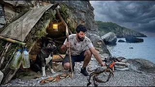 Thumbnail: 3 DAYS SOLO Survival Challenge. Catch and Cook CRAB. No Food, No Water. @BushcraftHakankarahan