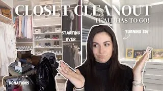 Thumbnail: Turning 30! Major Closet Declutter | I Need a New Wardrobe!