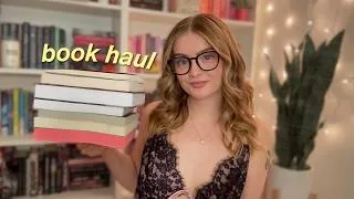 Thumbnail: ASMR book haul 📚 💛 nonfiction, fantasy romance, special editions