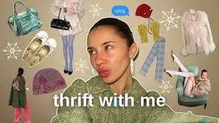 Thumbnail: THRIFTING MY DREAM WINTER WARDROBE | coats, accessories, & more! (pinterest inspired❄️)