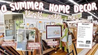 Thumbnail: THRIFTING SUMMER HOME DECOR! 🌻 art, mirrors, lamps, pillows + cute decor!