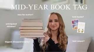 Thumbnail: mid-year book tag 📖🌟 new favourite books, anticipated releases, biggest disappointments + more