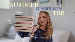 Thumbnail: SUMMER TBR ☀️📖 | fantasy, romance, classics + my summerween tbr 👻