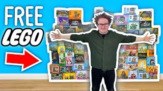 Thumbnail: I Built 100 FREE LEGO Sets!