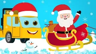 Thumbnail: 🎅Santa and Monster Truck 🚜 | Super Hero Monster Truck helps Santa Claus🎄Christmas Special⛄