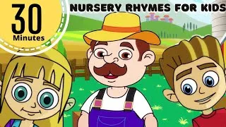 Thumbnail: 30 minutes Non Stop English Nursery Rhymes for Kids with Lyrics | Listen & Sing Along for Children