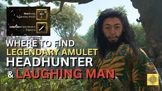 Thumbnail: LOCATION Legendary Amulet - HEADHUNTER | Blackstone Cascades and LAUGHING MAN | AC Shadows