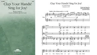 Thumbnail: Clap Your Hands! Sing for Joy! | SATB Choir | by Diane Hannibal and Jon Paige