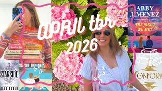 Thumbnail: My April TBR | Spring Reads + A Little Chaos 🌷📚