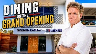 Thumbnail: Our Experience and Review of the Brand New Gordon Ramsay at The Carnaby Restaurant on Opening Night!