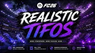 Thumbnail: FC 26 V 1.6.6 JUST GOT MORE REAL! 🔥 Realistic Tifos Mod | Stadium Atmosphere Upgrade