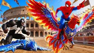 Thumbnail: SPIDERMAN Wins The Magic Legendary Phoenix Racing Championship – Epic Racing Challenge