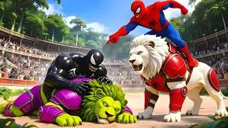 Thumbnail: SPIDERMAN Wins The Magic Legendary LION Racing Championship – Epic Racing Challenge