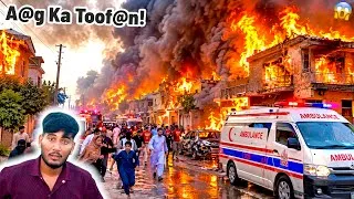 Thumbnail: Terrifying Fire Broke Out In Our Town😨 Firestorm🔥 Rescue Mission