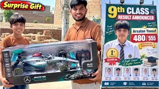 Thumbnail: Arslan's Name on a Billboard😱 Arslan's 9th Class 1st Position Surprise🎁