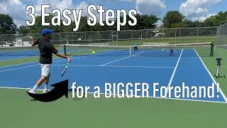 Thumbnail: 3 Easy Steps for BIGGER Forehands!