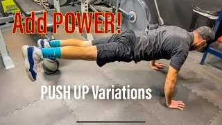 Thumbnail: Push Ups for more POWER! Add these variations to your workout!