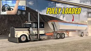 Thumbnail: Hauling from the Quarry to New Mexico - (High Speed Run) - Kenworth W900A - American Truck Simulator