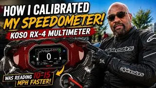 Thumbnail: Koso RX-4 Speedometer Calibration | Fix Your Speedometer Accuracy on a Suzuki Hayabusa! 🏍️