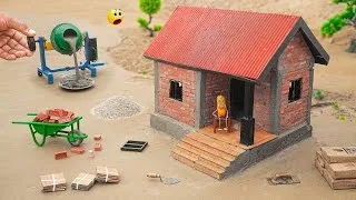 Thumbnail: diy mini truck making miniature bricks house construction science project 