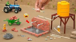 Thumbnail: how to make mini water tap system in village style