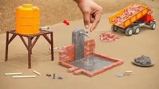 Thumbnail: diy mini bricks water tap  construction Project @HamroCreator10