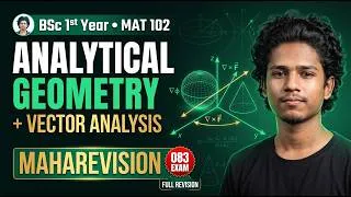 Thumbnail: BSc 1st Year Analytical Geometry & Vector Analysis Maharevision | MAT 102 TU 2083