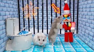 Thumbnail: 🐹Hamster Escapes Winter Christmas Ice Prison Maze 🎄❄