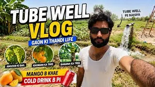 Thumbnail: Tube Well Pe Nahaya 😱 | Pure Village Life Vlog