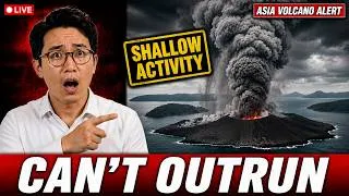 Thumbnail: Asia's Deadliest Volcano Is Stirring — Gray Ash Plume Signals Shallow Activity at Anak Krakatau
