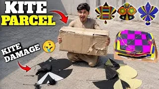 Thumbnail: New kite parcel a giya😍 || Kite parcel unboxing || Kite damage😢