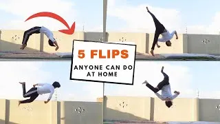 Thumbnail: Learn 5 Easy/Basic Flips Anyone can Try At Home | Learn How to Progress/ Correct Your Flip Technique