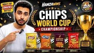 Thumbnail: Chips World Cup Championship | Lay's vs Kurkure vs Cornitos vs Bingo | Best Chips in India? 