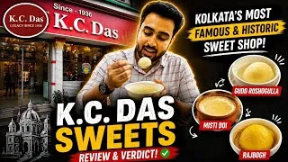Thumbnail: K.C. Das Sweets Review | Kolkata's Most Famous Sweet Shop | Honest Review & Verdict | HamzaWins