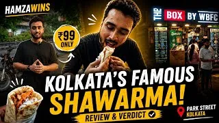 Thumbnail: Kolkata's Famous ₹99 Shawarma | Worth The Hype or Overrated? Honest Verdict 🔥