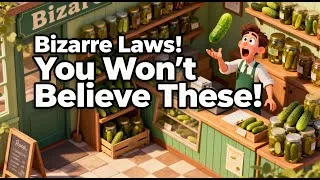 Thumbnail: The Most Bizarre Laws That Actually Exist! 🤯🥒