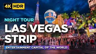 Thumbnail: LAS VEGAS STRIP Tour After Dark | See The Entertainment Capital of the World | Nevada USA