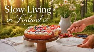 Thumbnail: Slow Living in Finland: Strawberry Jam, Lemon Yogurt Cake & Smoked Salmon Avocado Toast | Vlog🍓