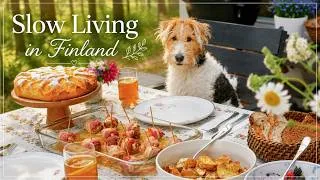Thumbnail: Slow Living in Finland: Midsummer Feast, Forest Fishing & Cozy Sauna | Vlog ☀️🌸