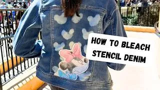 Thumbnail: She Used Toilet Bleach! How to Bleach Stencil Denim Jean Jackets and Easy Sewing Applique