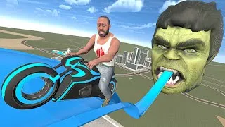 Thumbnail: Franklin Play Long Slide Game With Hulk In Indian Bike Driving 3d