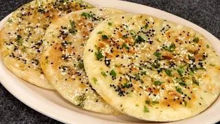 Thumbnail: Better than PIZZA! It's so delicious that I make this often! Chicken Cheese Stuffed Flatbread Recipe
