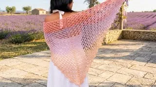 Thumbnail: How to Crochet Quick Easy Women Shawl Pattern tutorial For Beginners#crochet#knitting#diy shawl