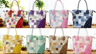 Thumbnail: 💎Scrap Fabric Upcycling | Beautiful Patchwork Tote Bag Tutorial