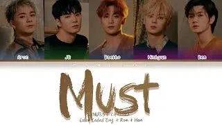 Thumbnail: NU’EST (뉴이스트) - Must (꼭) (Color Coded Lyrics Eng/Rom/Han/가사)