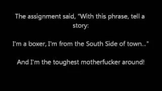 Thumbnail: Justin Sane- The Critical Writing Assignment lyrics