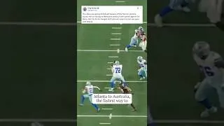 Thumbnail: This NFL player has to take a 23 hour flight! #shorts #nfl #australia